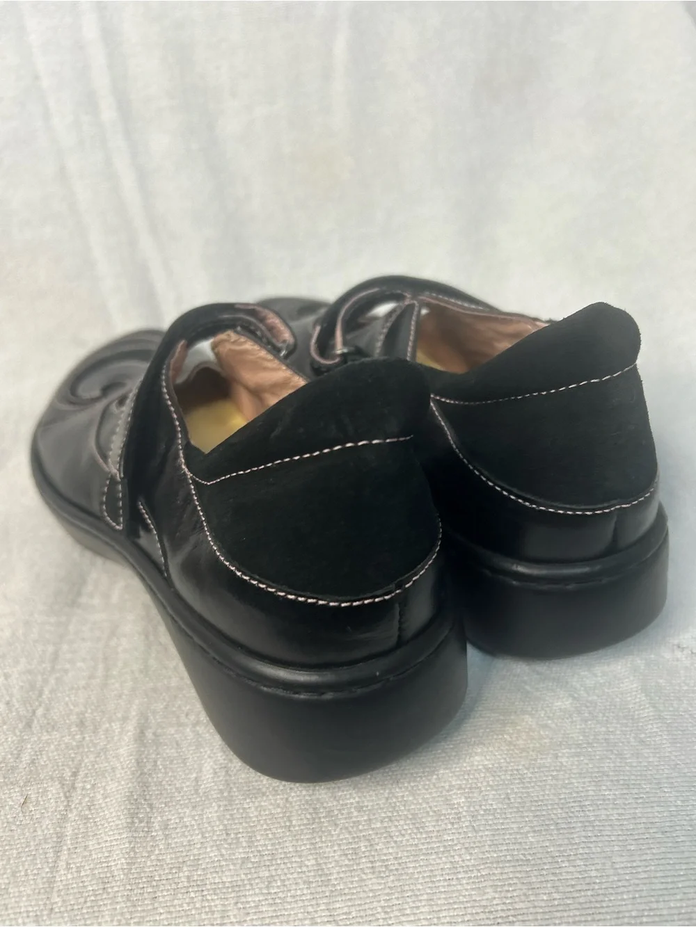 Naot Black Leather Mary Jane Comfort Shoes